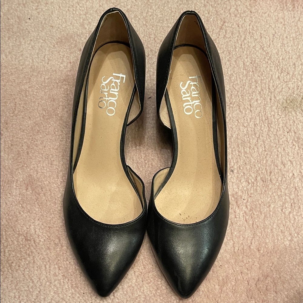 Franco Sarto Women's Classic Black Loafers